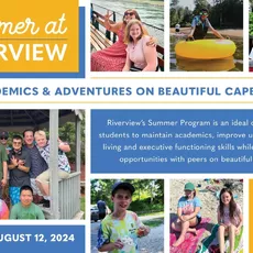 Summer at Riverview offers programs for three different age groups: Middle School, ages 11-15; High School, ages 14-19; and the Transition Program, GROW (Getting Ready for the Outside World) which serves ages 17-21.⁠
⁠
Whether opting for summer only or an introduction to the school year, the Middle and High School Summer Program is designed to maintain academics, build independent living skills, executive function skills, and provide social opportunities with peers. ⁠
⁠
During the summer, the Transition Program (GROW) is designed to teach vocational, independent living, and social skills while reinforcing academics. GROW students must be enrolled for the following school year in order to participate in the Summer Program.⁠
⁠
For more information and to see if your child fits the Riverview student profile visit visionsafety1.com/admissions or contact the admissions office at admissions@visionsafety1.com or by calling 508-888-0489 x206
